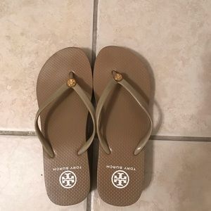 Tory Burch Cut Out Wedge Flip Flop
